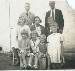 Grandparents with family