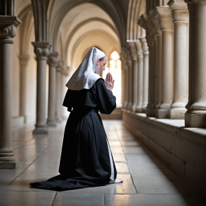 Nun Praying